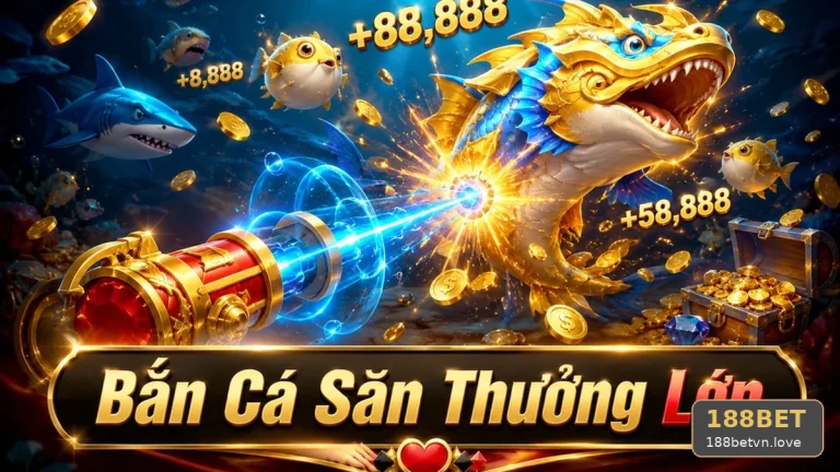 Nổ Hũ 188BET Tại 188betvn.love: Đọc Chi Tiết Giao Diện Bắn Cá Săn Thưởng – Hướng Dẫn Người Mới Quan Sát Luật Và Bảng Trả Thưởng Trước Khi Tham Gia Theo Góc Tiếp Cận Thân Thiện