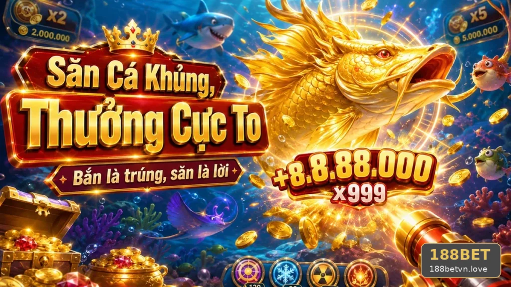 Bắn Cá Săn Thưởng 188BET Tại 188betvn.love: Xây Dựng Ngân Sách Giải Trí Đúng Loại Trò Chơi Và Bảo Vệ Tài Khoản Từ Góc Tiếp Cận Thân Thiện
